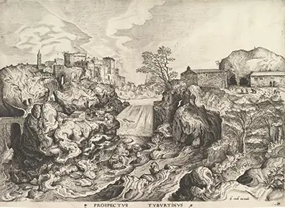 View of the Tiber (Tivoli) Pieter Bruegel